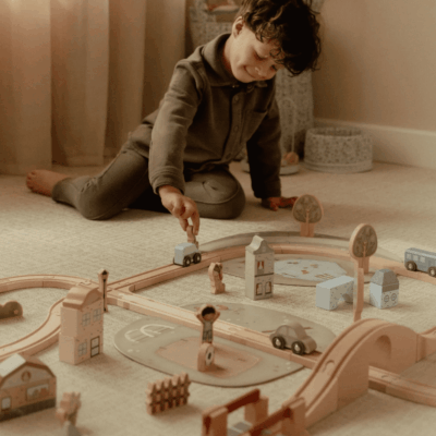 Little Dutch Wooden Train Track XL