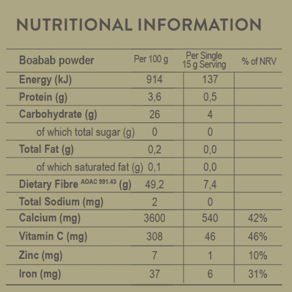 Soaring Free Baobab Powder 200g - Image 2