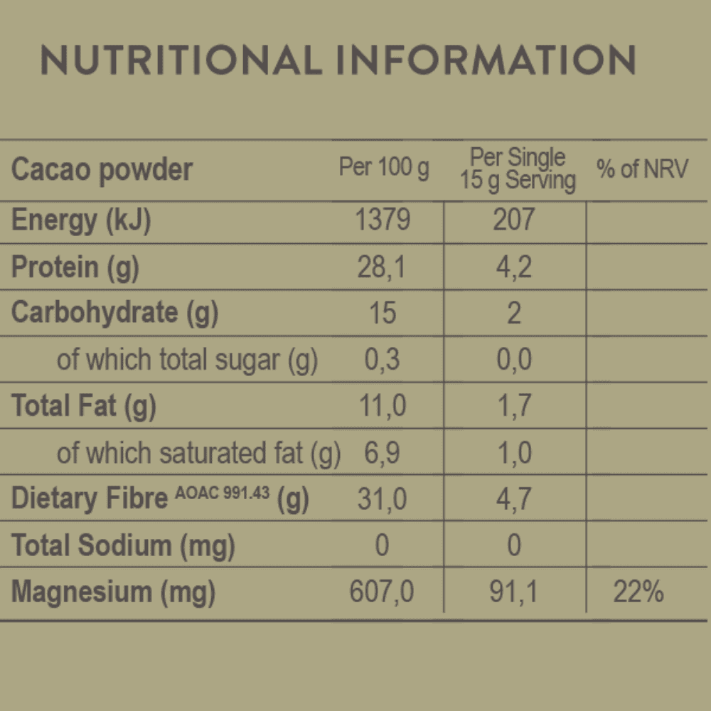 Soaring Free Cacao Powder 500g - Image 2