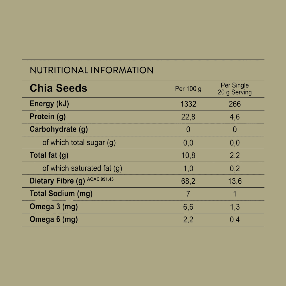 Soaring Free Chia Seeds 500g - Image 2