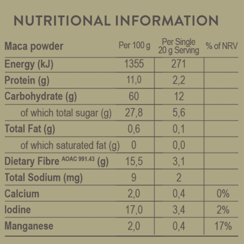 Soaring Free Maca Powder 40g - Image 2
