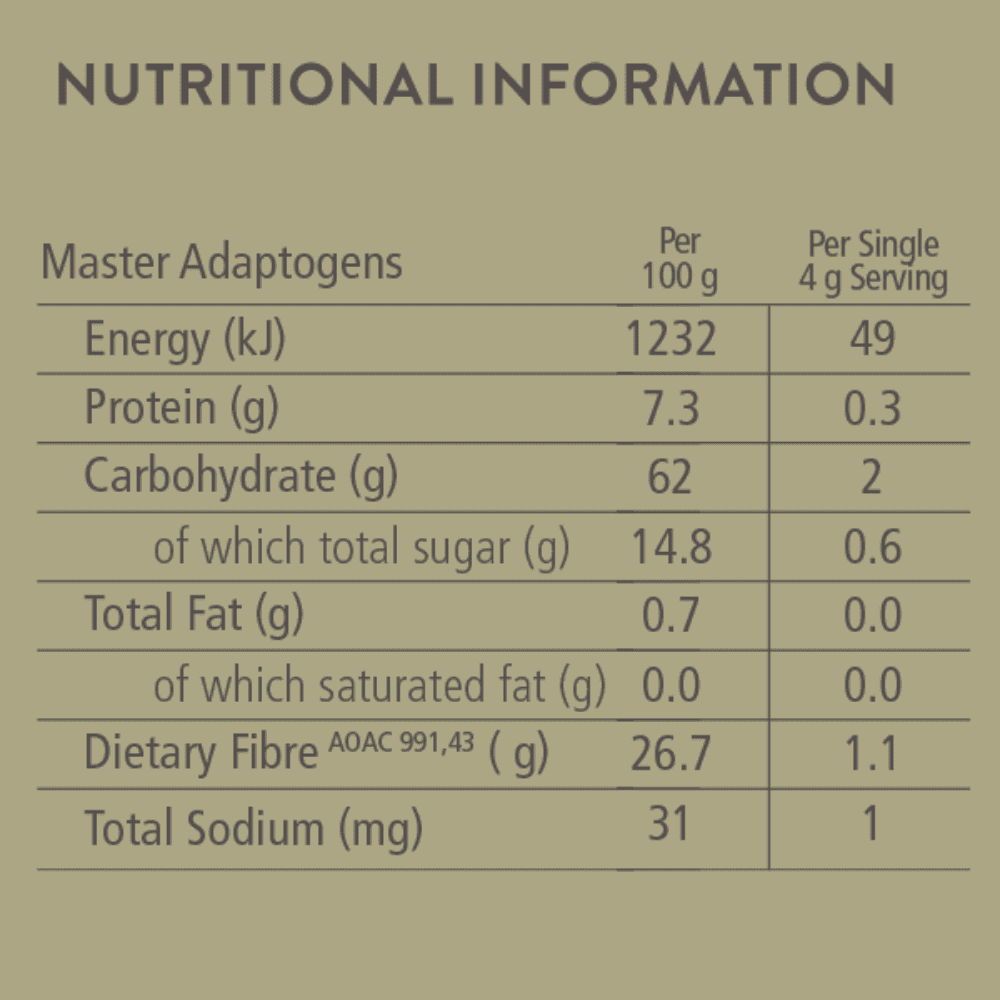 Soaring Free Master Adaptogens Powder 120g - Image 2