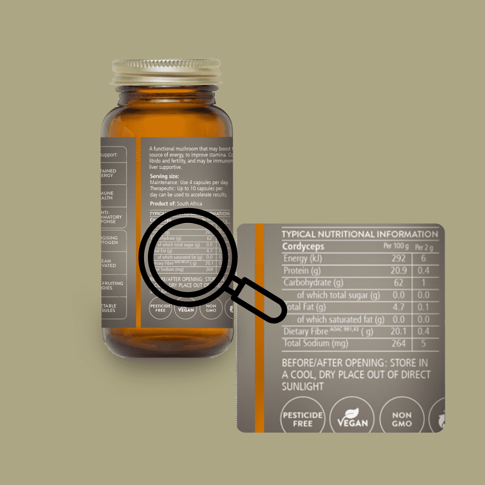 Soaring Free Potent Plants Cordyceps 90 Capsules - Image 2
