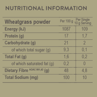 Soaring Free Wheatgrass Powder 200g