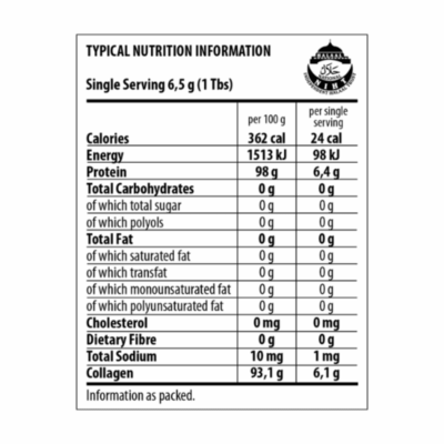 The Harvest Table Beef Bone Broth Powder Instantly Dissolving Sachet 6.5g