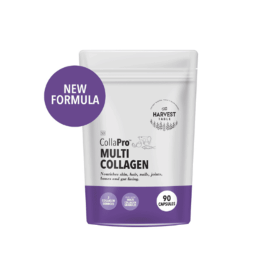 The Harvest Table CollaPro Multi Collagen 90 Capsules Pouch