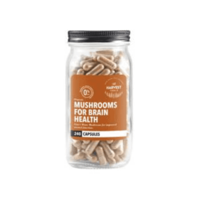 The Harvest Table Mushrooms For Brain Health 240 Capsules - DELETE