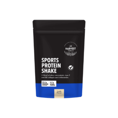 The Harvest Table Sports Power Protein Shake Vanilla 750g Pouch