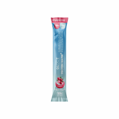Gloot Protein Water + Hydrate Cranberry Sachet 18g