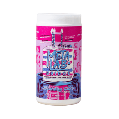 Metalab Bridge Whey Protein Blend Birthday Cake Flavour 900g