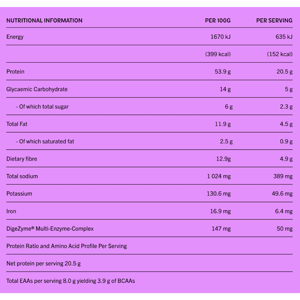 Metalab Vegan Protein Blend Crunchy Caramel Cookie 900g - Image 2