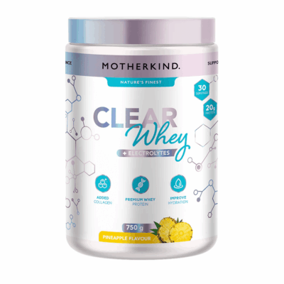 Motherkind Clear Whey + Electrolytes Pineapple 750g