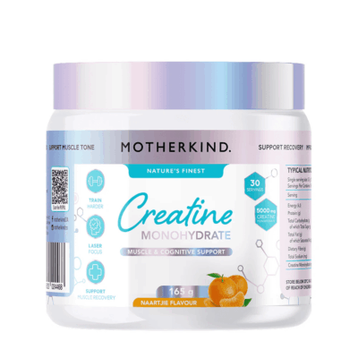 Motherkind Creatine Monohydrate Naartjie 165g