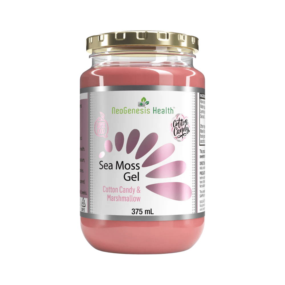 NeoGenesis Health Sea Moss Gel Cotton Candy & Marshmallow 375ml