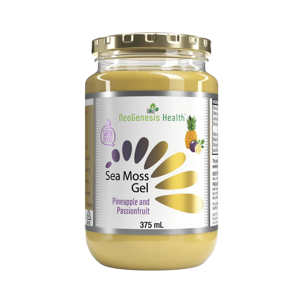 NeoGenesis Health Sea Moss Gel Pineapple & Passionfruit 375ml