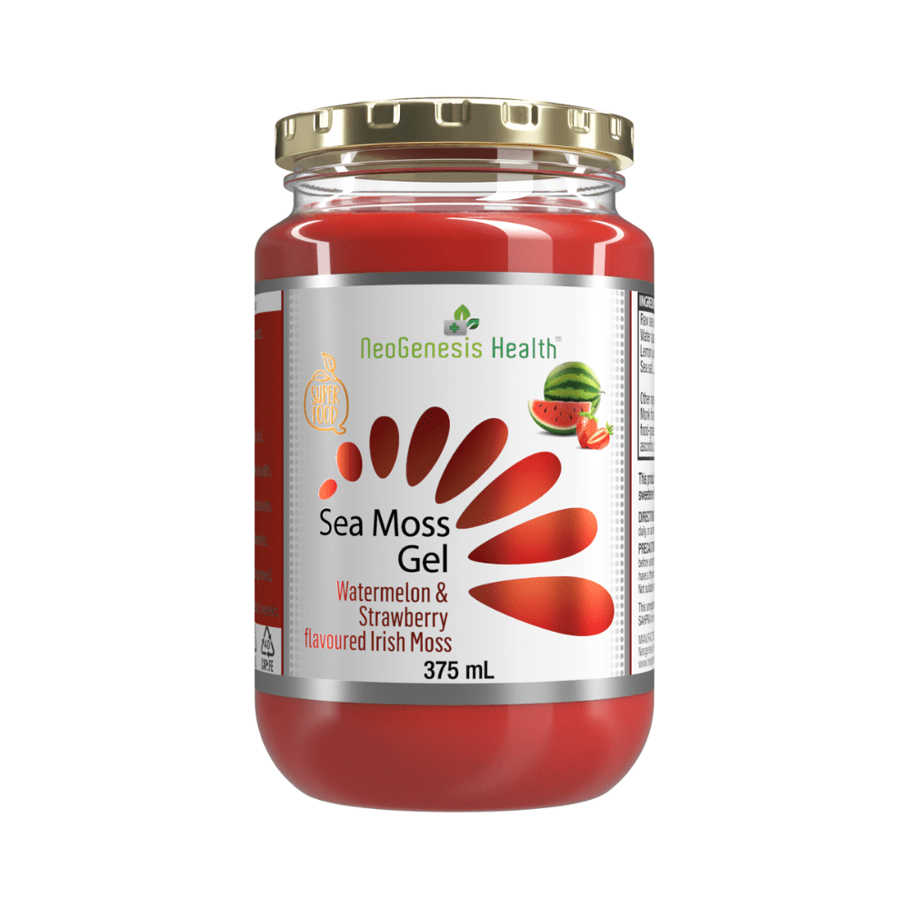 NeoGenesis Health Sea Moss Gel Watermelon & Strawberry 375ml