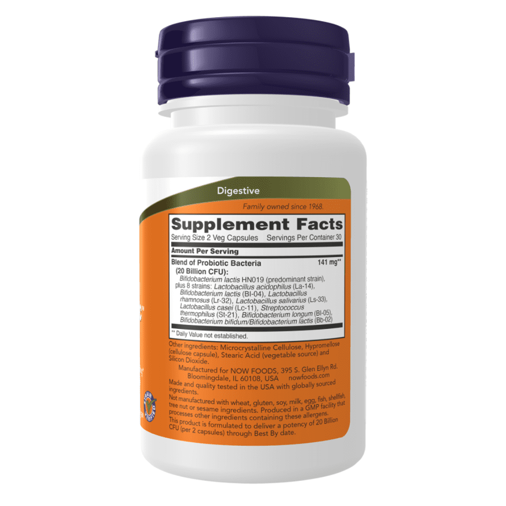 Now Clinical GI Probiotic 60 Capsules - Image 2