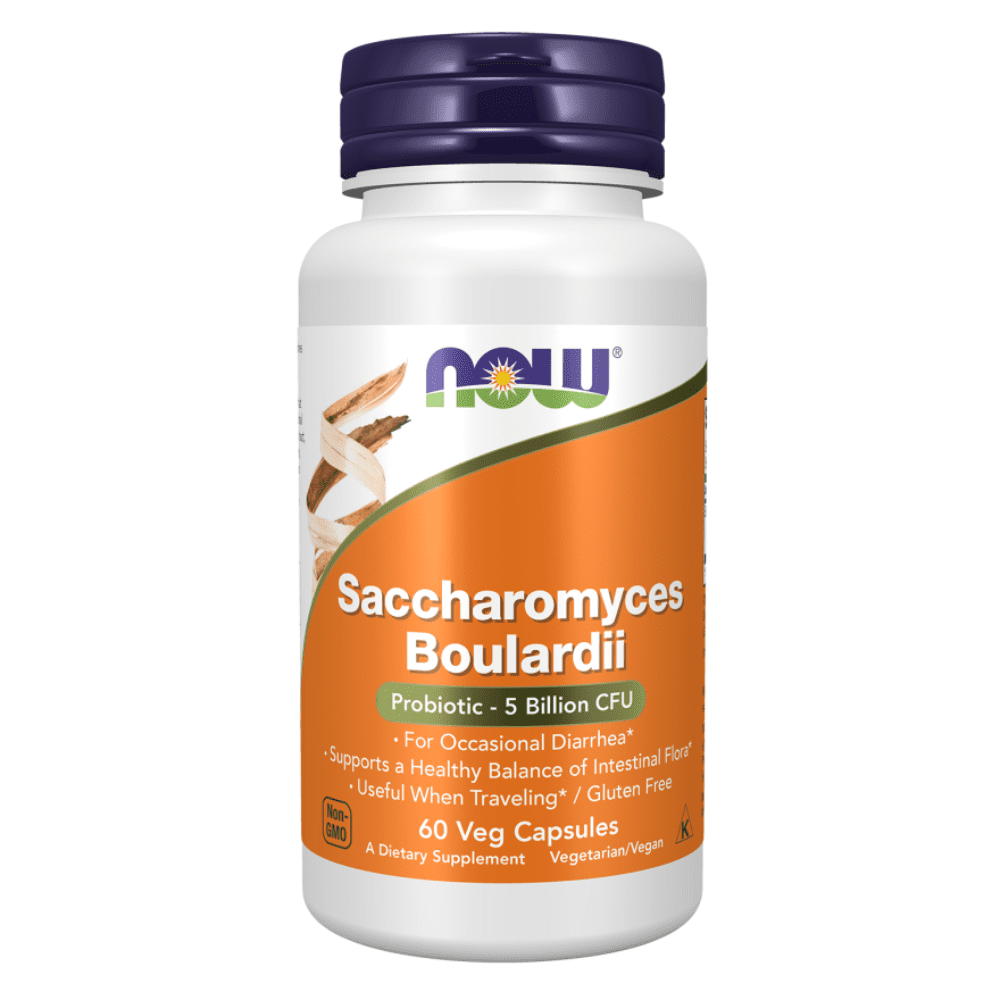 Now Saccharomyces Boulardii Probiotic 60 Capsules