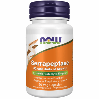 Now Serrapeptase 60 VegCaps