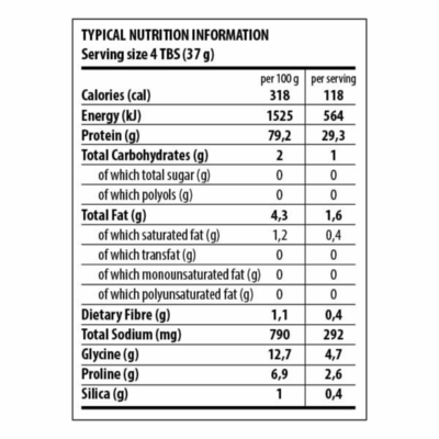 The Harvest Table Vegan Vollagen Powder 550g Pouch