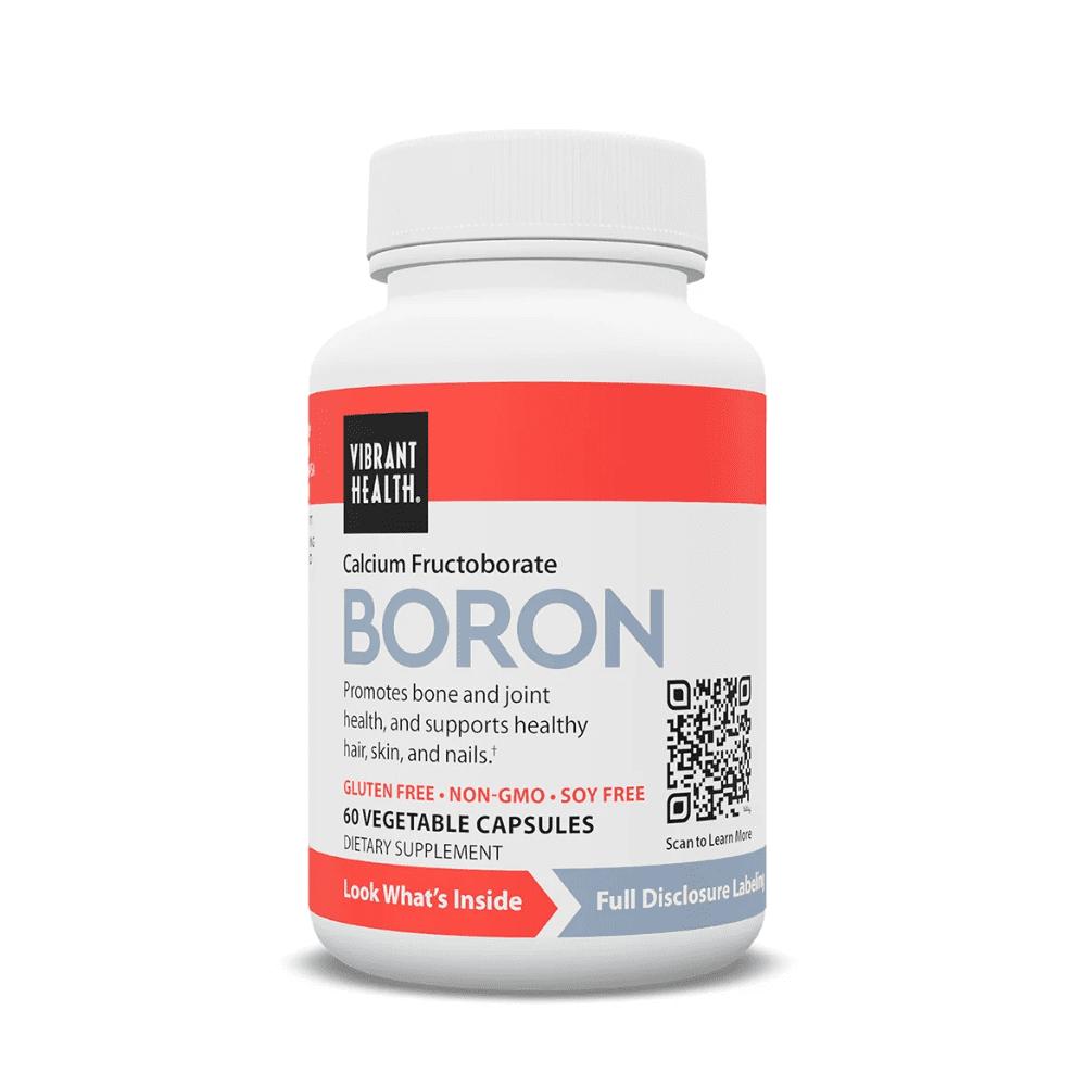 Vibrant Health Boron 60 Capsules