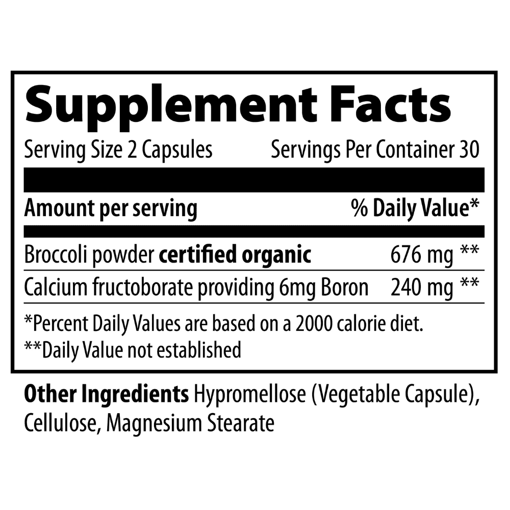 Vibrant Health Boron 60 Capsules - Image 2