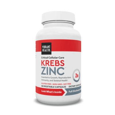 Vibrant Health Krebs Zinc 60 Capsules