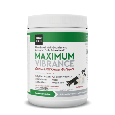 Vibrant Health Maximum Vibrance Vanilla Powder - 618.6g