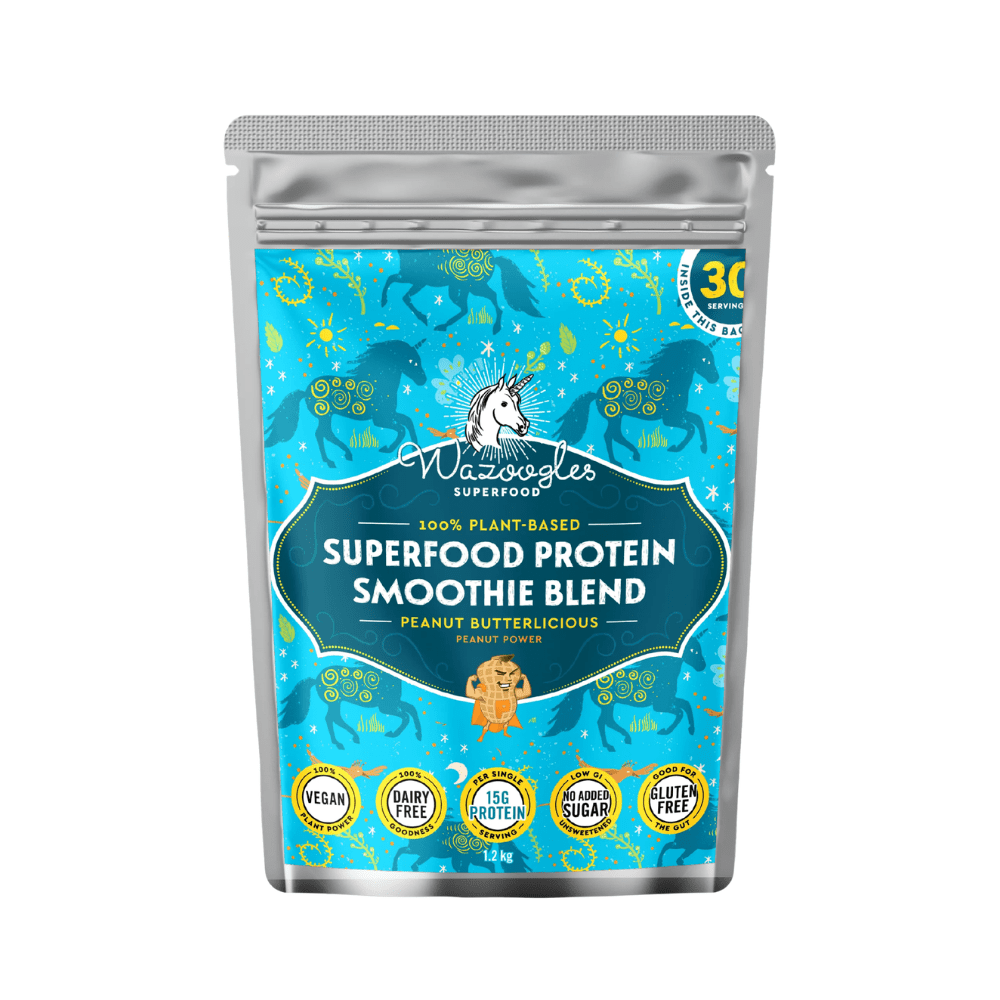 Wazoogles Superfood Protein Smoothie Blend Peanut Butterlicious 1Kg