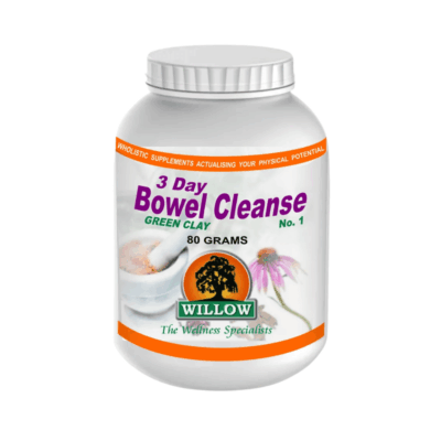 Willow 3 Day Bowel Detox No.1 Green Clay Powder 80g