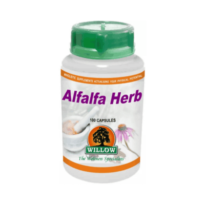 Willow Alfalfa Herb 100 Capsules