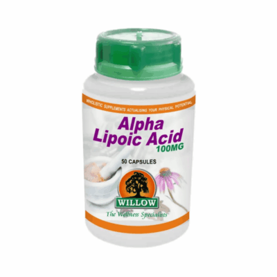 Willow Alpha Lipoic Acid 100mg 50 Capsules