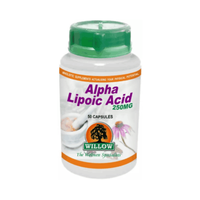Willow Alpha Lipoic Acid 250mg 50 Capsules