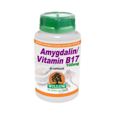 Willow Amygdalin / Laetrile / Vitamin B 17 / 100mg / 30 Capsules