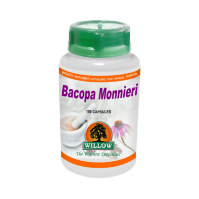 Willow Bacopa Monnieri Extract 100 Capsules