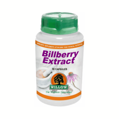 Willow Bilberry Extract 50 Capsules
