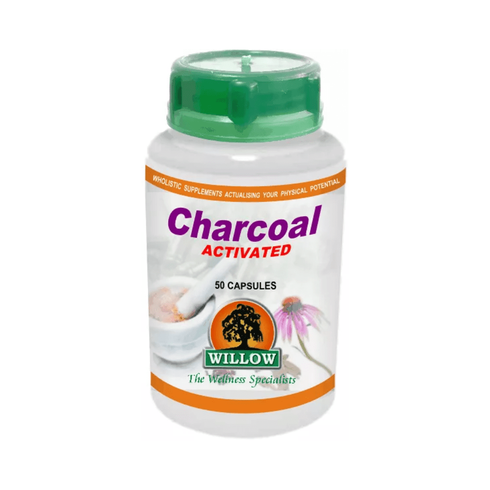 Willow Charcoal Activated 50 Capsules