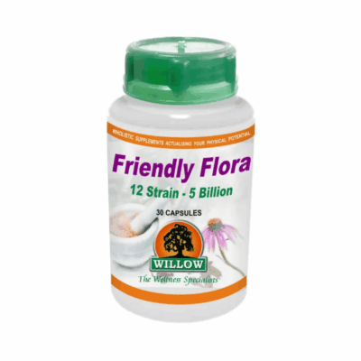 Willow Friendly Flora 12 Strain 5 Billion 30 Capsules