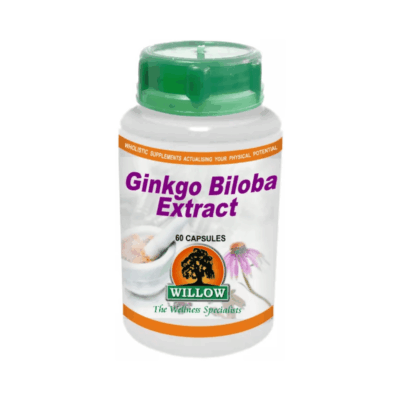 Willow Ginkgo Biloba Extract 60 Capsules