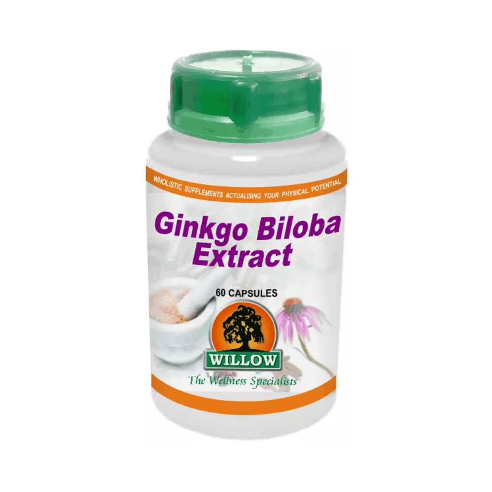 Willow Ginkgo Biloba Extract 60 Capsules