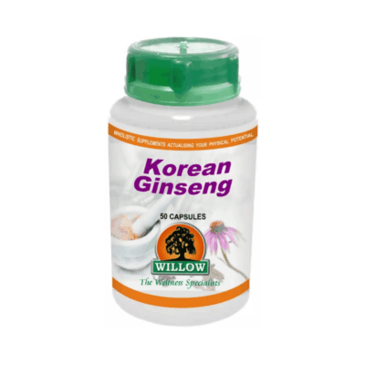 Willow Korean Ginseng 50 Capsules