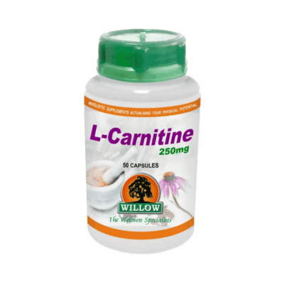 Willow L-Carnitine 250mg 50 Capsules