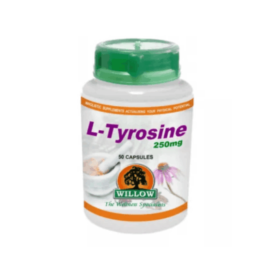 Willow L-Tyrosine 250mg  50 Capsules