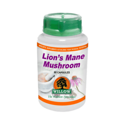Willow Lions Mane Mushroom 60 Capsules