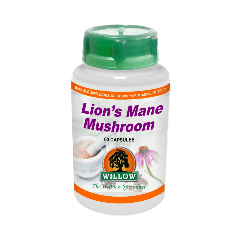 Willow Lions Mane Mushroom 60 Capsules