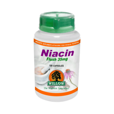 Willow Niacin Flush 35mg 100 Capsules