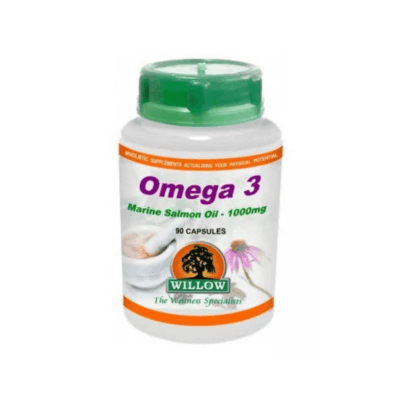 Willow Omega 3 Marine Salmon Oil 1000mg 90 Softgels