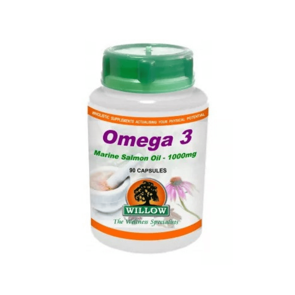 Willow Omega 3 Marine Salmon Oil 1000mg 90 Softgels