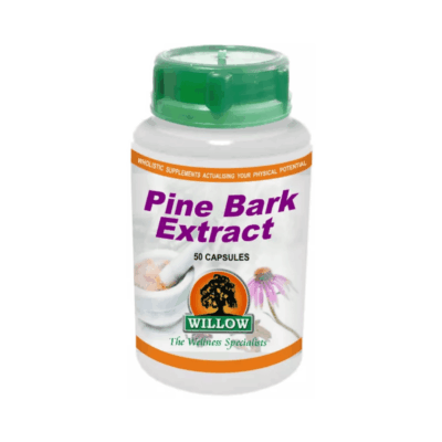 Willow Pine Bark Extract 50 Capsules