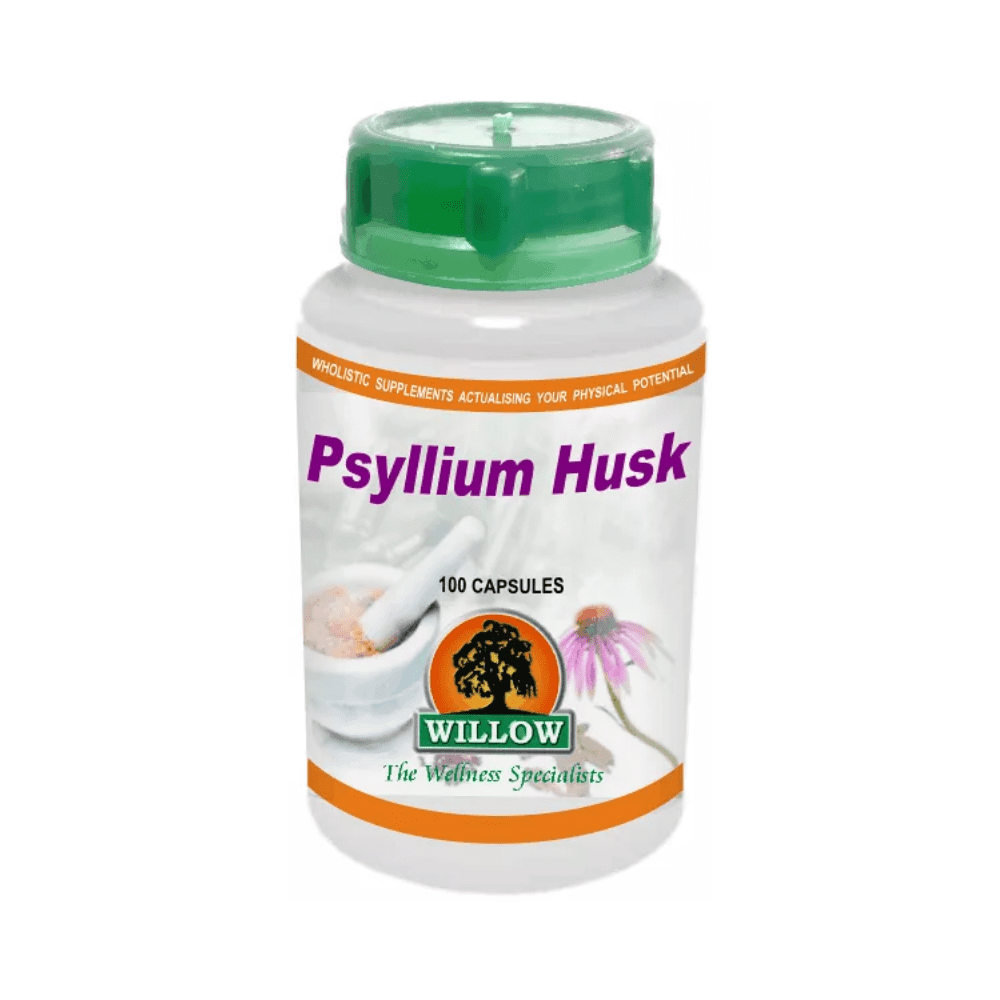 Willow Psyllium Husk 100 Capsules